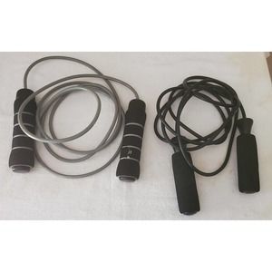 Lot of 2 Adult Jump Ropes Nike Exercise